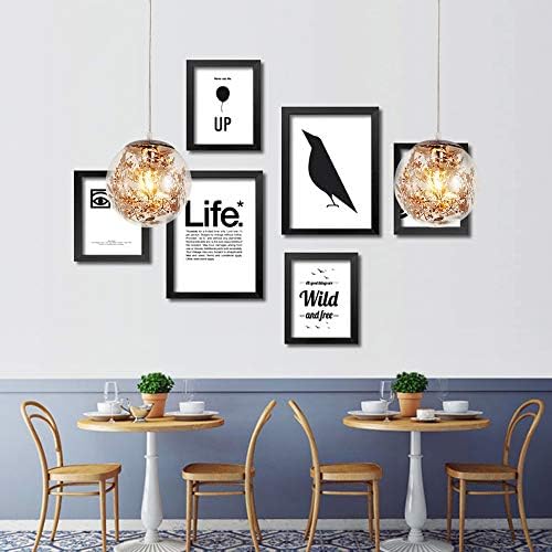 Trendy H-Type Pendant with Glass Shade