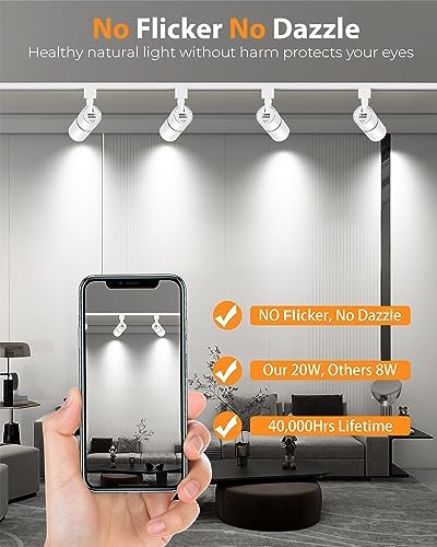VANoopee 3-Color 20W Track Lighting