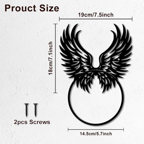 Metal Wings Towel Holder