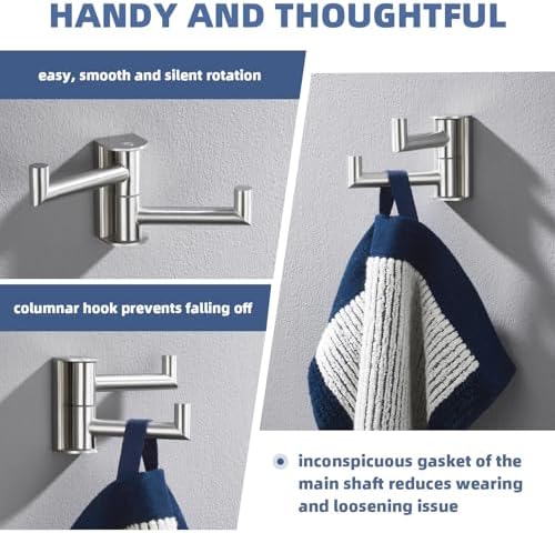 Angle Simple Swivel Towel Hook