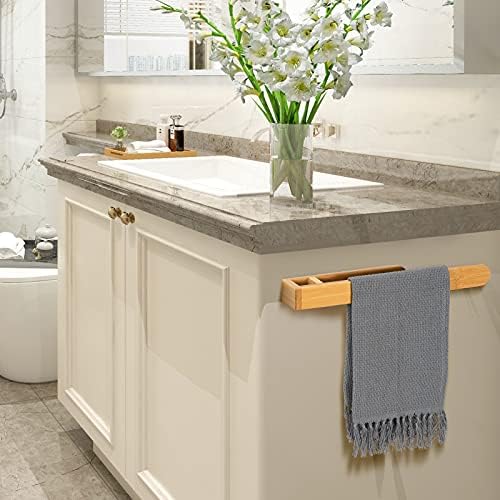 Sturdy Bamboo Towel Holder for Bathrooms