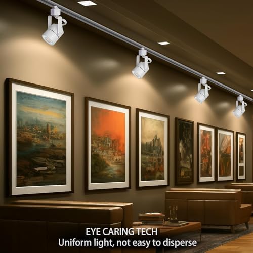 6-Light GU10 Track Lighting Kit with Aluminum Rails