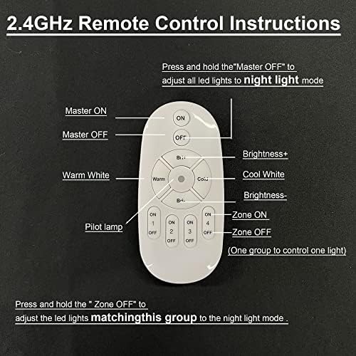 Whit eAluminum LED Spotlights with Remote Control