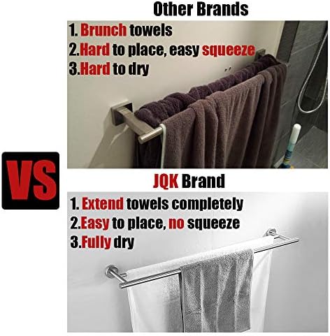 Space-Saving 36-inch 304 Stainless Steel Towel Bar