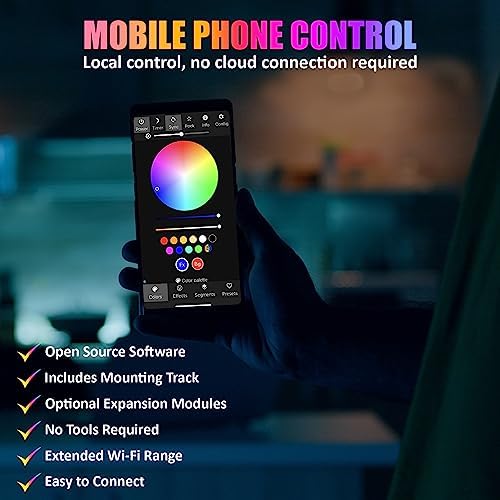 Wi-Fi Smart LED Controller with Sound Reactive Technology WS281x SK6812 5V