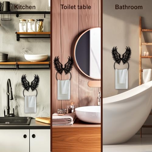 Metal Wings Towel Holder