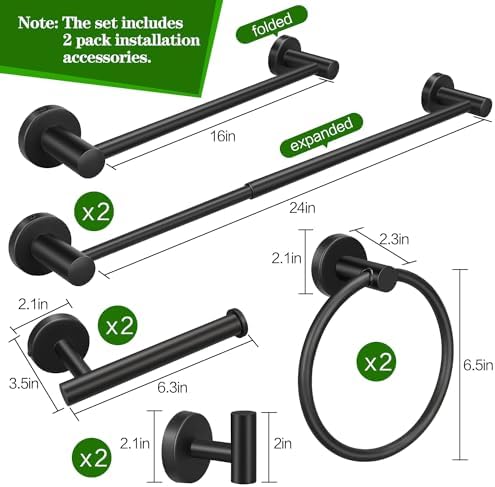 Bathroom Hardware Set 10-Piece