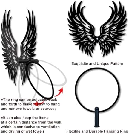 Metal Wings Towel Holder