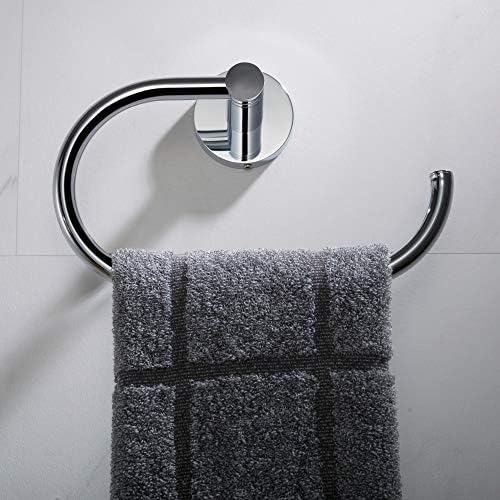 Kraus Elie Chrome bathroom towel ring