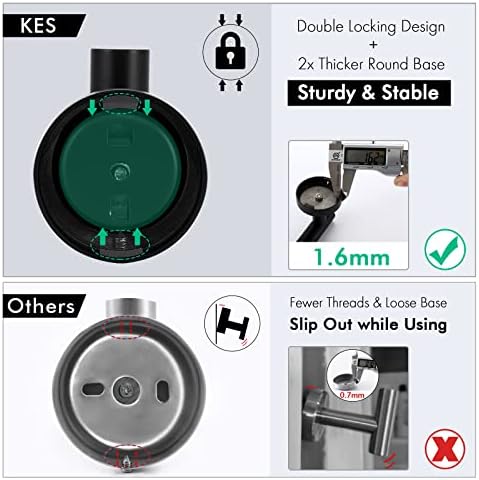 2-Pack Stainless Steel Wall-Mounted Towel Hook Set