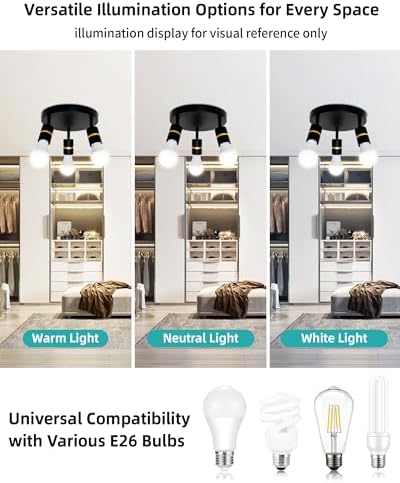 HiBay 3-Light Track Lighting Fixtures
