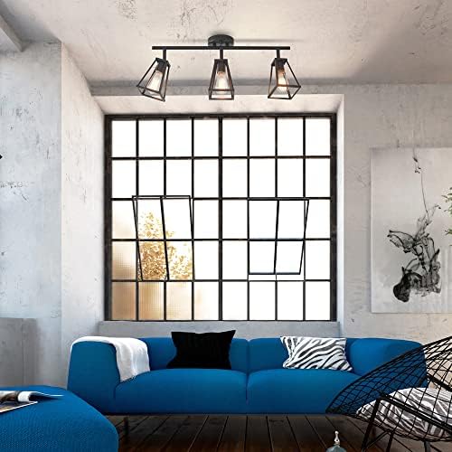 Globe Electric Industrial Track LightingFixture Matte Black