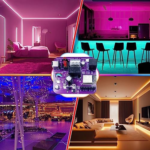 Wi-Fi Smart LED Controller with Sound Reactive Technology WS281x SK6812 5V