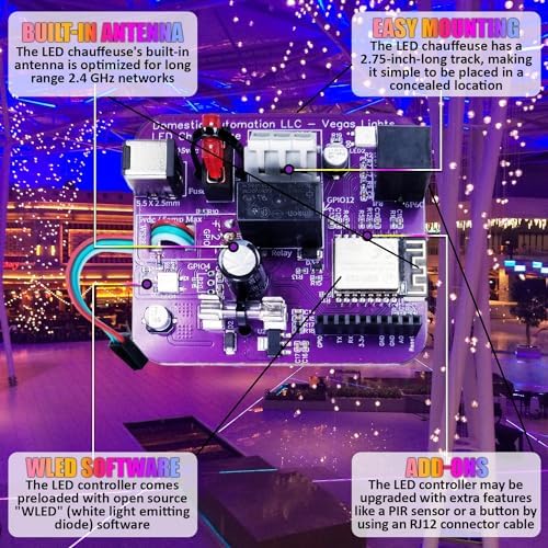 Wi-Fi Smart LED Controller with Sound Reactive Technology WS281x SK6812 5V